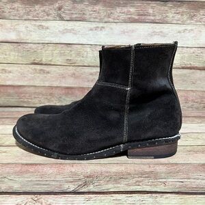 Bed Stu Brown Suede Ankle Boots